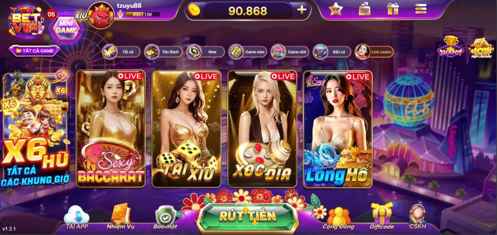betvip live casino