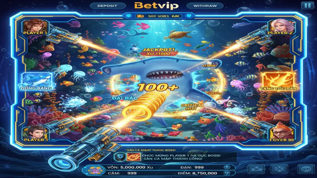 Bí kíp săn cá mập đại dương Betvip