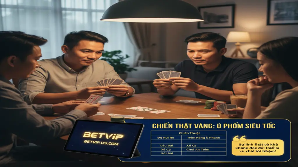 Bí quyết đánh Phỏm ù cực nhanh Betvip