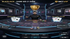 Cách chơi Blackjack 21 điểm Betvip