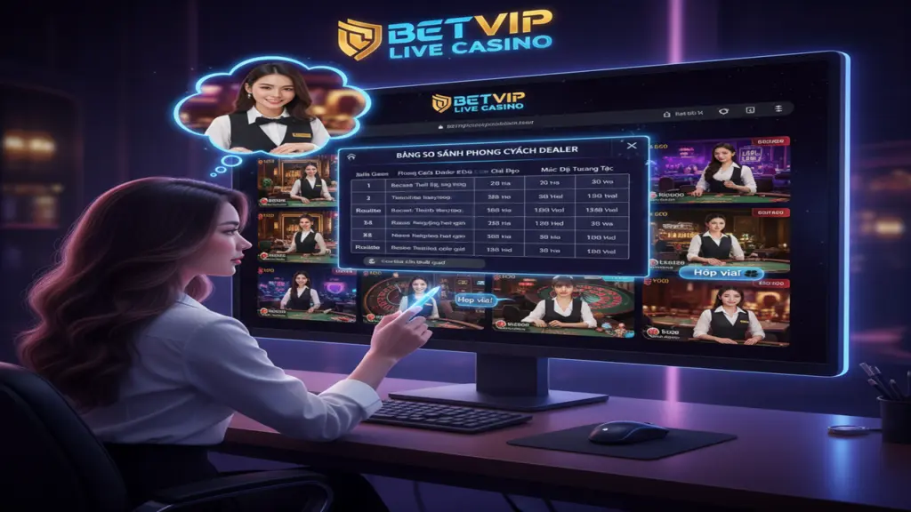 Cách chọn Dealer xinh đẹp Betvip