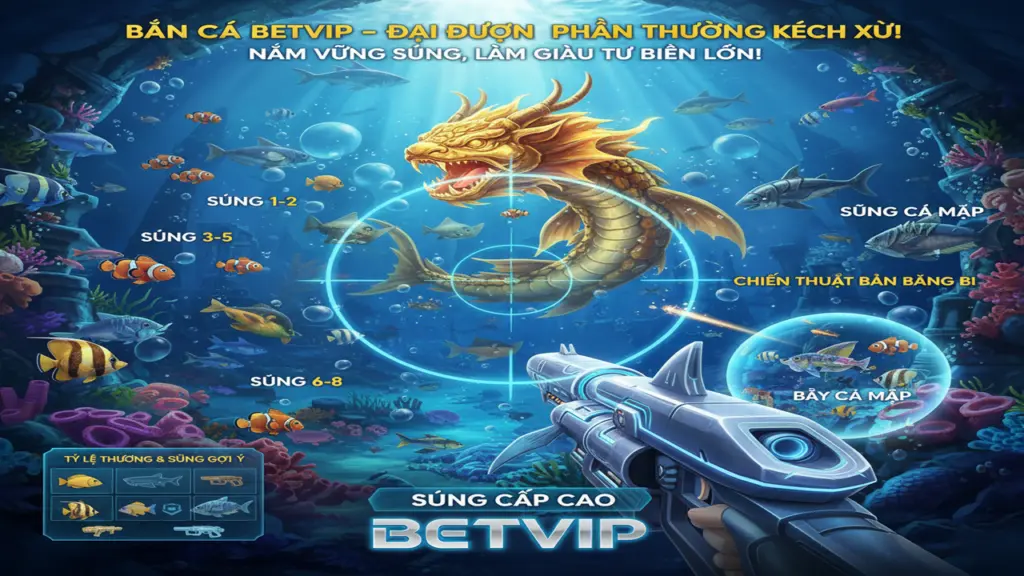 Cách dùng súng bắn cá tối ưu Betvip