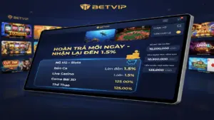 Cách nhận hoàn trả mỗi ngày Betvip