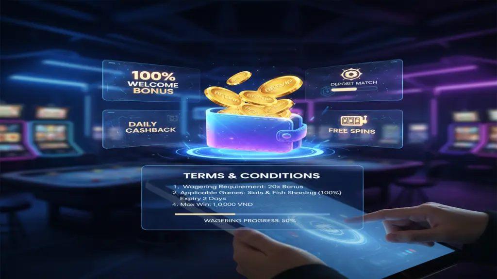 Lưu ý khi dùng tiền khuyến mãi Betvip