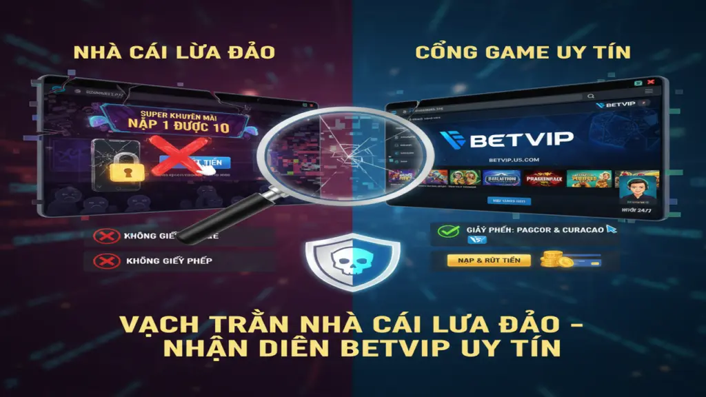 Cách nhận biết nhà cái lừa đảo Betvip